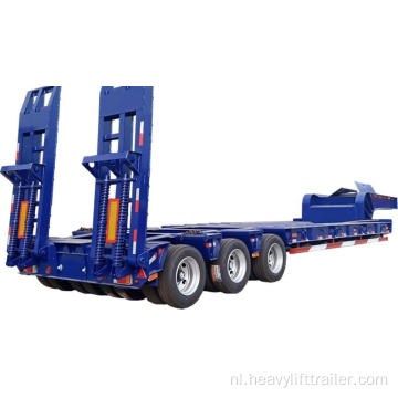 120t zware semi -trailer met een laag bedekken